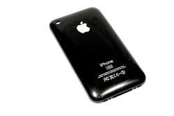 iPhone 3G h�tlap, �res, fekete, 8GB